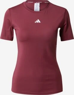 ADIDAS PERFORMANCE T-shirts Functioneel Shirt Dames Bourgogne