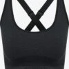 Hummel Tops Bustier Sporttop Dames Zwart