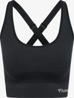 Hummel Tops Bustier Sporttop Dames Zwart