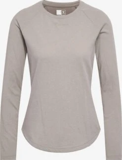 Hummel Longsleeves Functioneel Shirt Vanja Dames Taupe