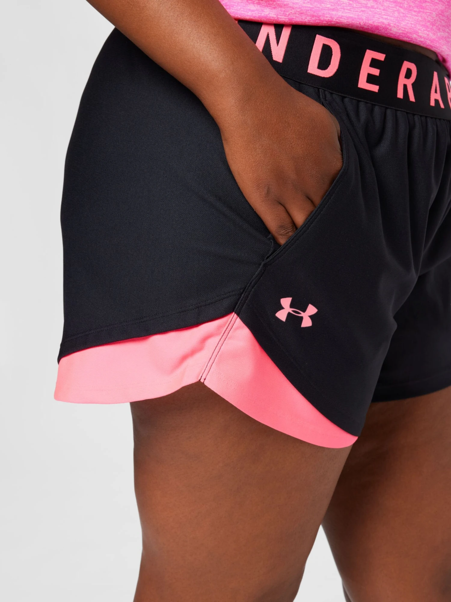 Under Armour Shorts Regular Sportbroek Play Up Dames Zwart 7 Under Armour Shorts Regular Sportbroek Play Up Dames Zwart - Afbeelding 5