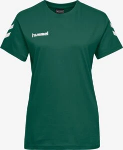 Hummel T-shirts Functioneel Shirt Dames Smaragd