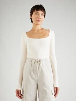 Guess Longsleeves Functioneel Shirt EDIE Dames Wolwit -Hummel Winkel 1d6340c1d11c8f387fac283c1113f05f