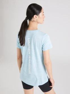 Under Armour T-shirts Functioneel Shirt EVOLVED Dames Azuur / Lichtblauw -Hummel Winkel 1e84c9048f41329d04c4f0003fdb415b