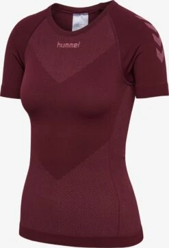 Hummel T-shirts Functioneel Shirt Dames Donkerrood -Hummel Winkel 252a2bc42242b0308c6e1814687dff63