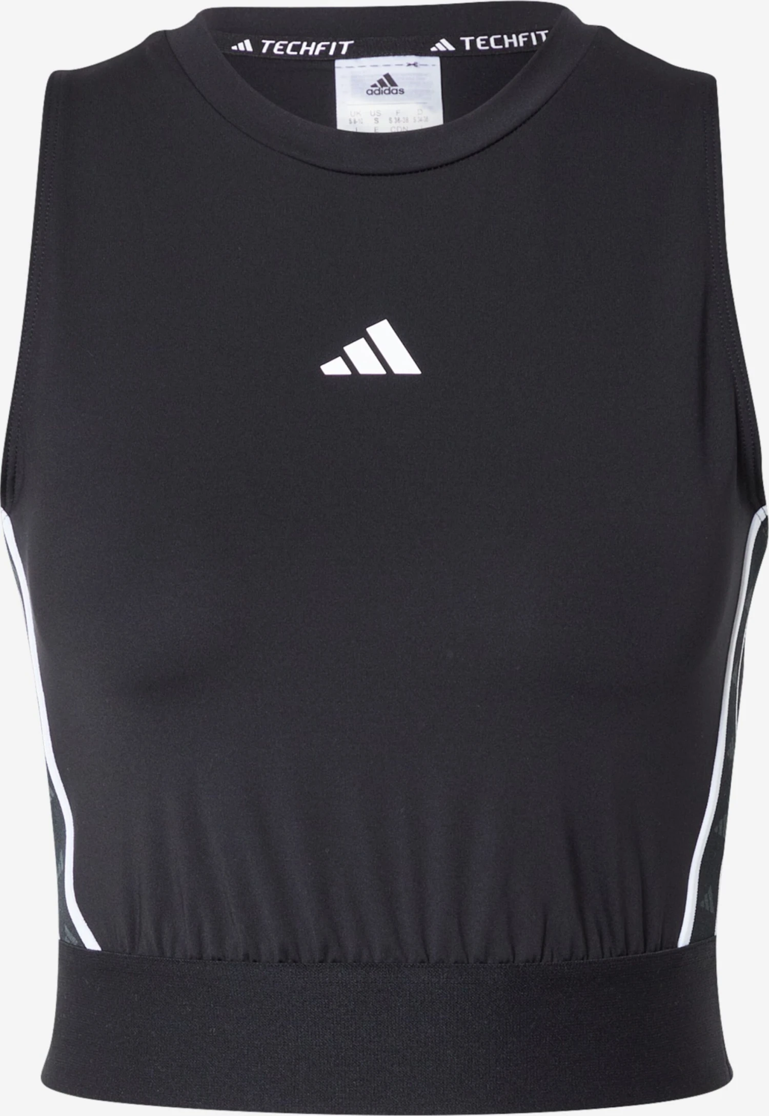 ADIDAS PERFORMANCE Tops Sporttop Techfit Dames Zwart 3 ADIDAS PERFORMANCE Tops Sporttop Techfit Dames Zwart