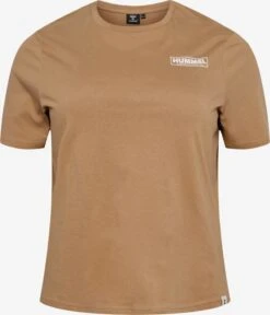 Hummel T-shirts Functioneel Shirt Legacy Dames Mokka