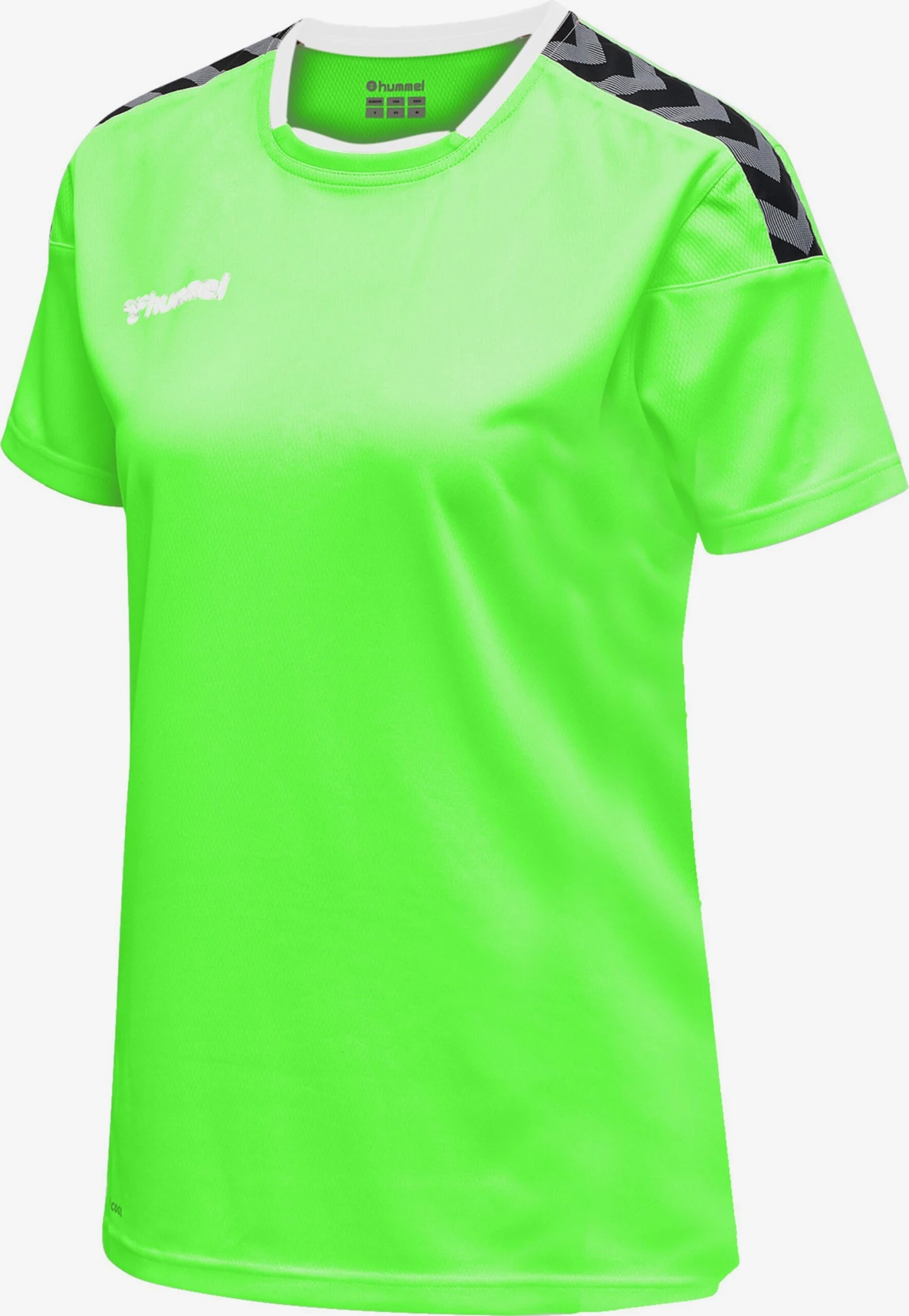 Hummel T-shirts Tricot Dames Groen / Neongroen 4 Hummel T-shirts Tricot Dames Groen / Neongroen - Afbeelding 2
