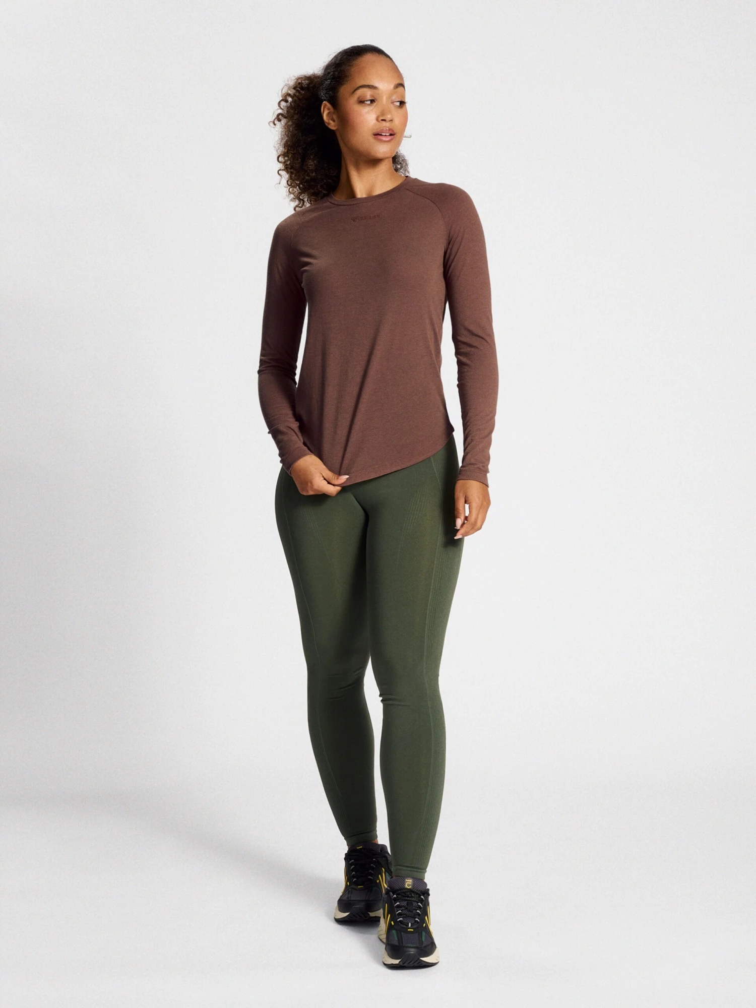 Hummel Longsleeves Functioneel Shirt MT VANJA Dames Sepia 7 Hummel Longsleeves Functioneel Shirt MT VANJA Dames Sepia - Afbeelding 5