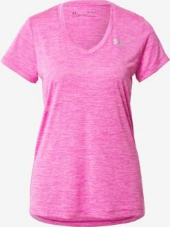Under Armour T-shirts Functioneel Shirt Dames Roze Gemêleerd