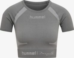 Hummel T-shirts Functioneel Shirt Dames Stone Grey / Lichtgrijs