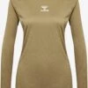 Hummel Longsleeves Functioneel Shirt Dames Lichtbruin -Hummel Winkel 371d18d63e131c57f357329249118b92