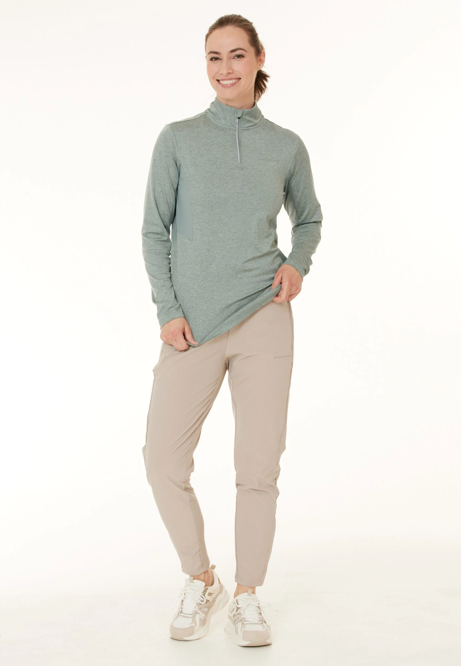 Endurance Lange Broeken Regular Sportbroek MEDEAR W Pants Activ XQL Dames Beige 6 Endurance Lange Broeken Regular Sportbroek MEDEAR W Pants Activ XQL Dames Beige - Afbeelding 4