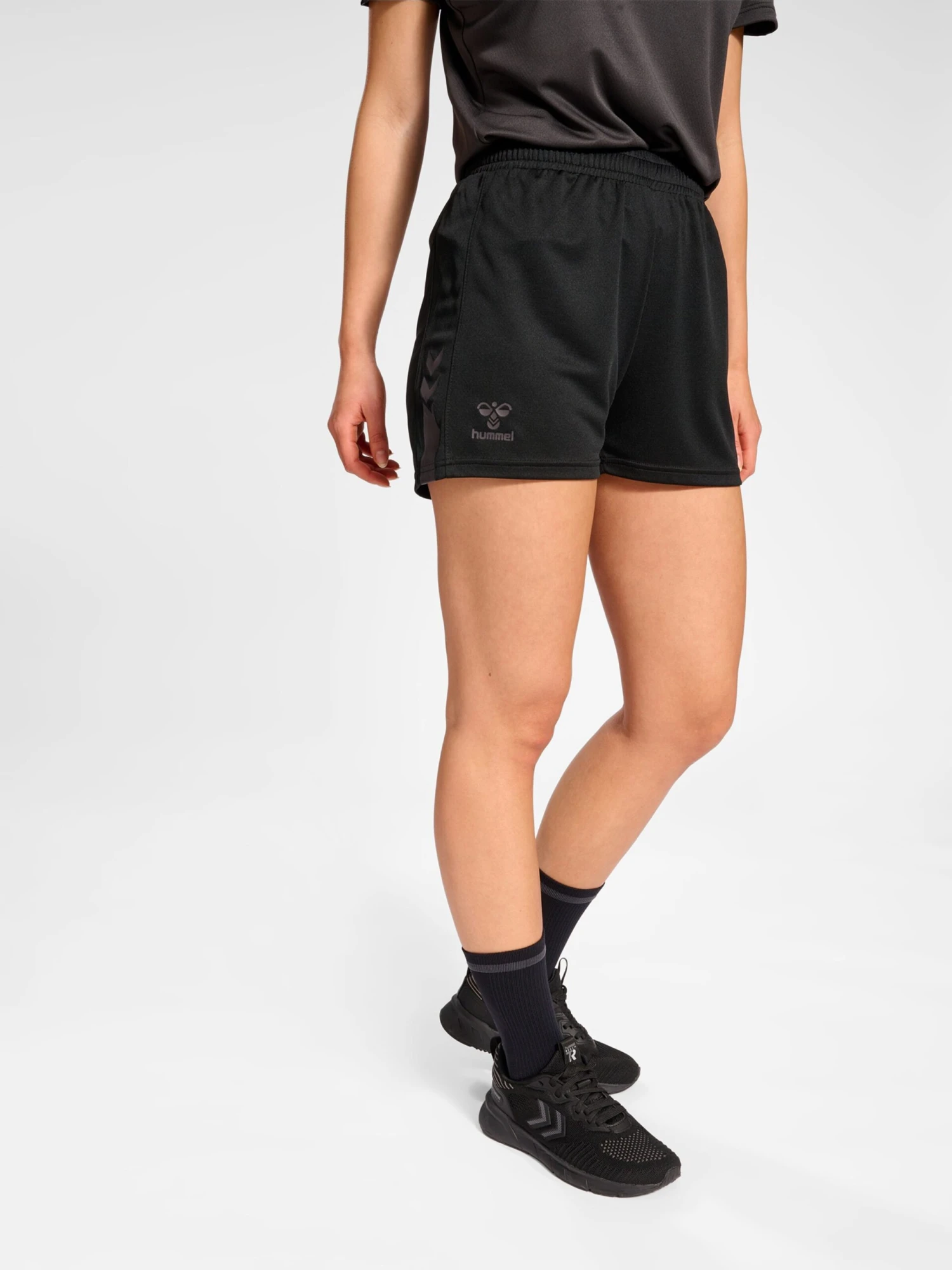 Hummel Shorts Regular Sportbroek ACTIVE Dames Zwart 6 Hummel Shorts Regular Sportbroek ACTIVE Dames Zwart - Afbeelding 4