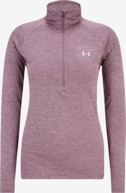Under Armour Longsleeves Functioneel Shirt Dames Lila Gemêleerd