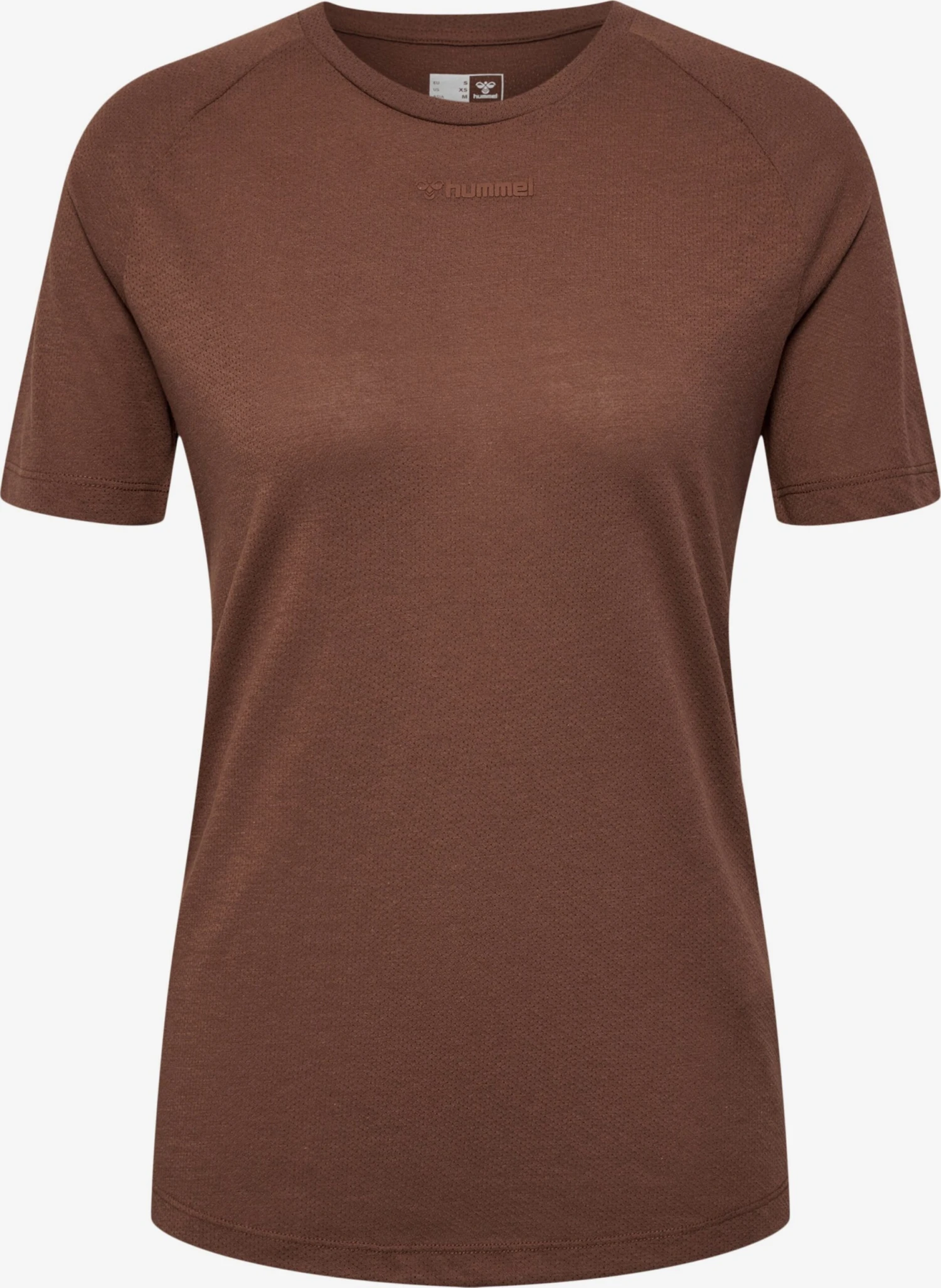 Hummel T-shirts Functioneel Shirt Dames Sepia 3 Hummel T-shirts Functioneel Shirt Dames Sepia