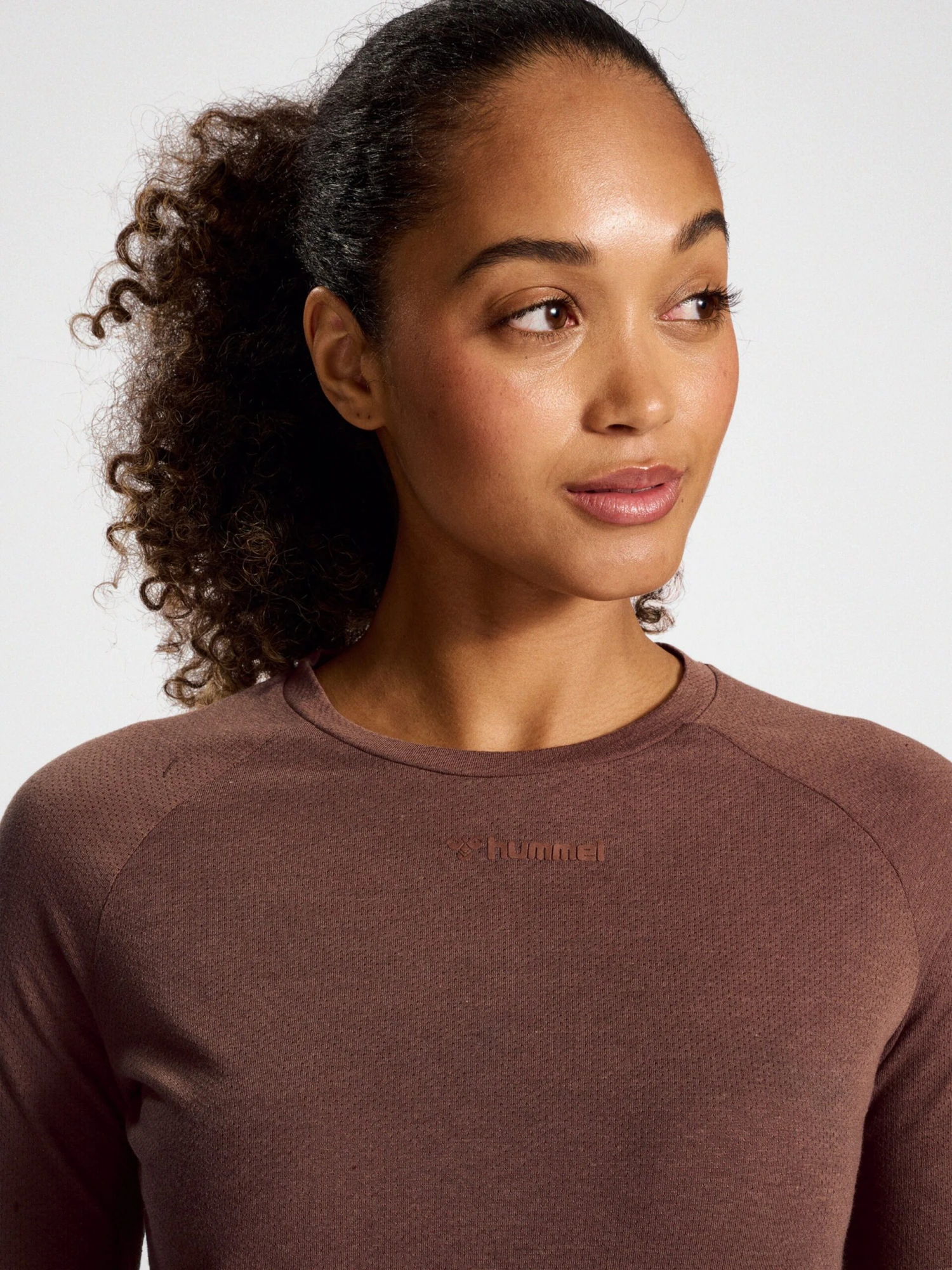 Hummel Longsleeves Functioneel Shirt MT VANJA Dames Sepia 10 Hummel Longsleeves Functioneel Shirt MT VANJA Dames Sepia - Afbeelding 8