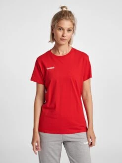 Hummel T-shirts Functioneel Shirt Dames Vuurrood -Hummel Winkel 497b4b9184462de86327b594c4c81235