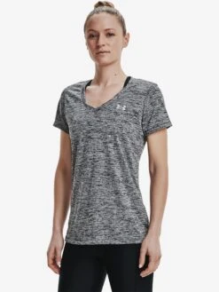 Under Armour T-shirts Functioneel Shirt Tech Dames Antraciet / Grijs Gemêleerd -Hummel Winkel 4bcd5871b527875a1cea2854a1a6c2ec