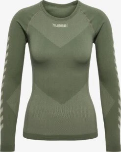 Hummel Longsleeves Functioneel Shirt Dames Grasgroen