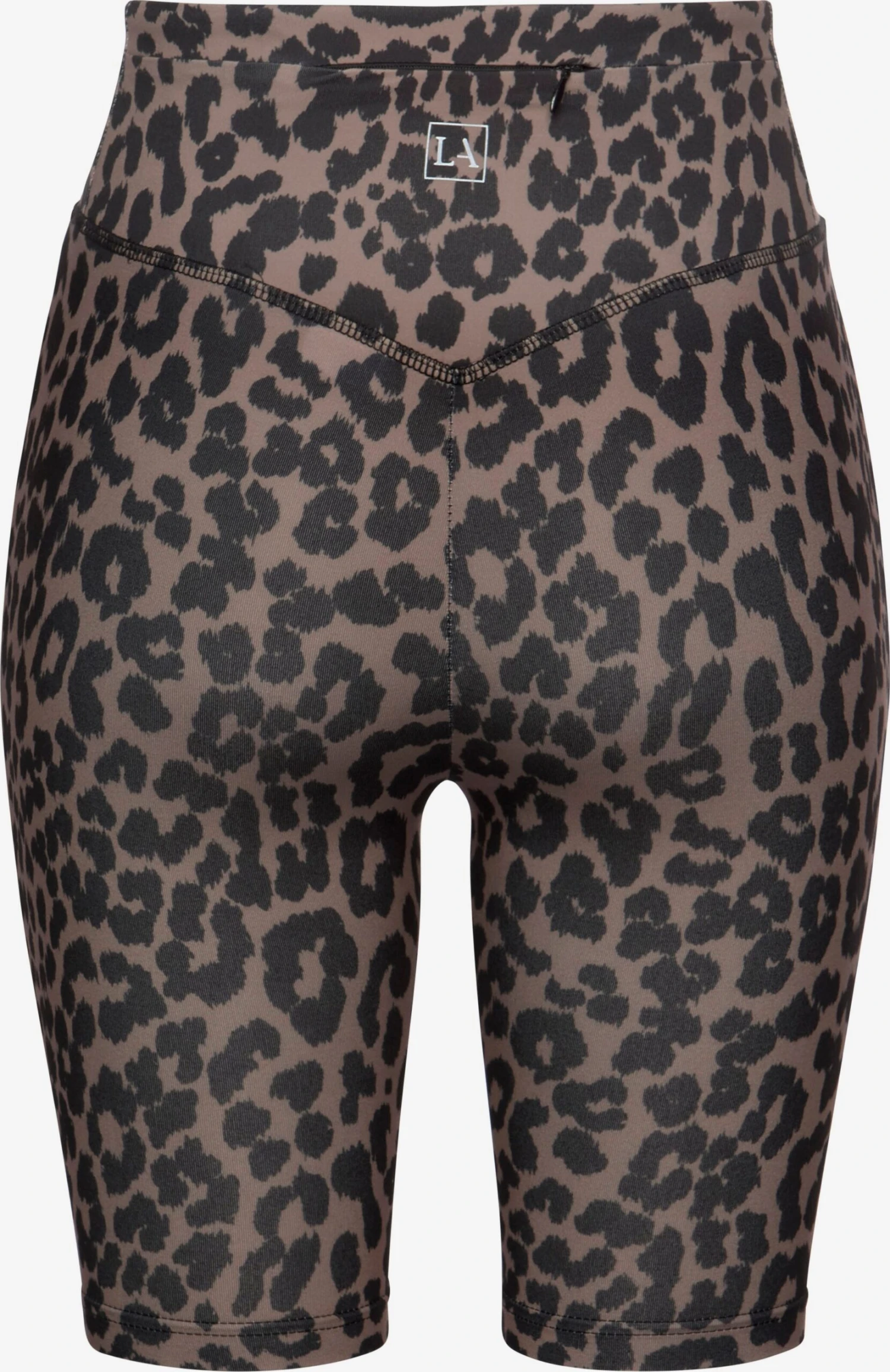 Shorts Skinny Sportbroek Dames Bruin 4 Shorts Skinny Sportbroek Dames Bruin - Afbeelding 2