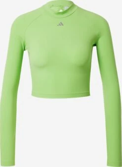 ADIDAS PERFORMANCE Longsleeves Functioneel Shirt Hiit Dames Kiwi