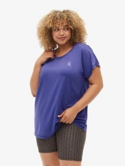 T-shirts Functioneel Shirt Dames Donkerlila -Hummel Winkel 5bf20fbb858ff4eb7401851e2780cc46