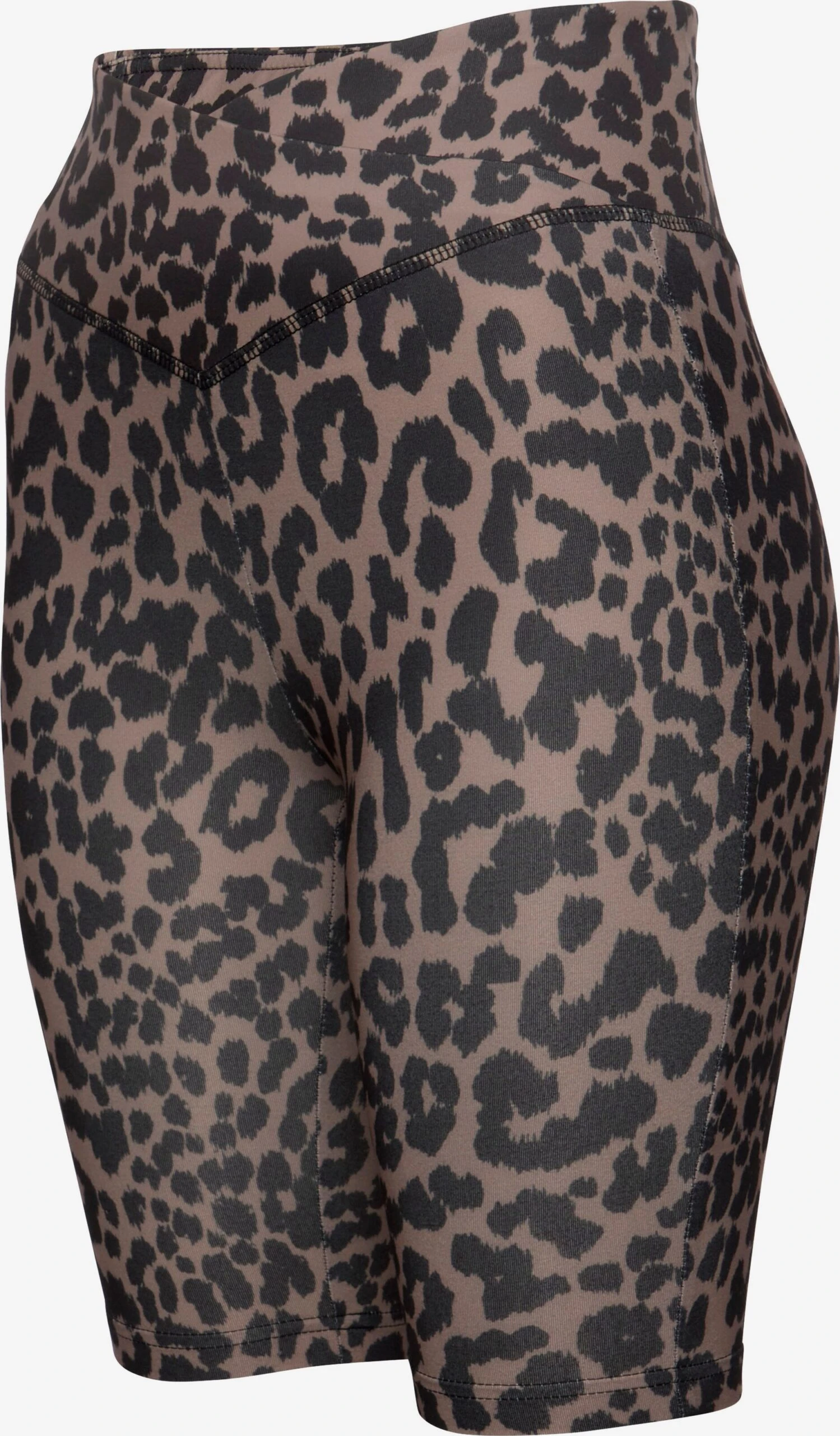 Shorts Skinny Sportbroek Dames Bruin 5 Shorts Skinny Sportbroek Dames Bruin - Afbeelding 3