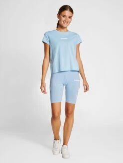 Hummel T-shirts Functioneel Shirt Dames Hemelsblauw -Hummel Winkel 62de00fb18fd9cb8668aa102fe950954