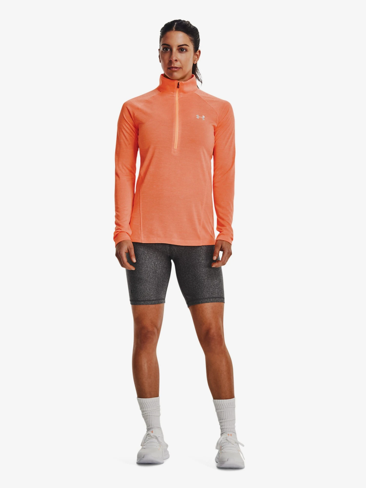 Under Armour Longsleeves Functioneel Shirt Dames Oranje 5 Under Armour Longsleeves Functioneel Shirt Dames Oranje - Afbeelding 3