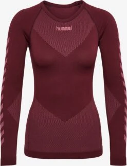 Hummel Longsleeves Functioneel Shirt Dames Merlot