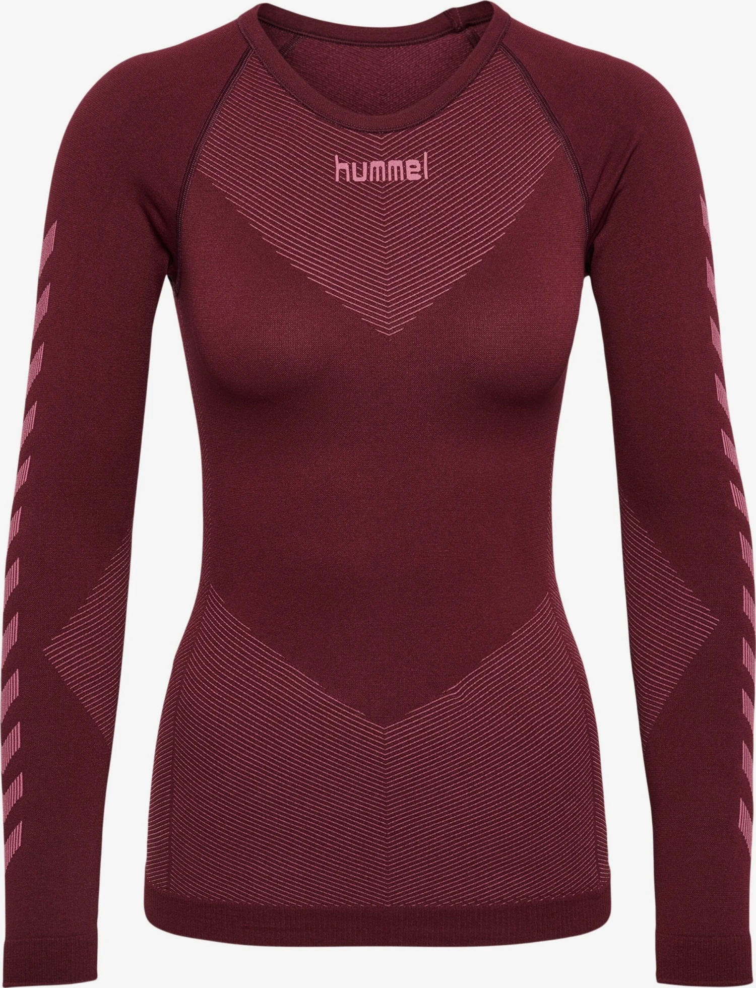 Hummel Longsleeves Functioneel Shirt Dames Merlot 3 Hummel Longsleeves Functioneel Shirt Dames Merlot