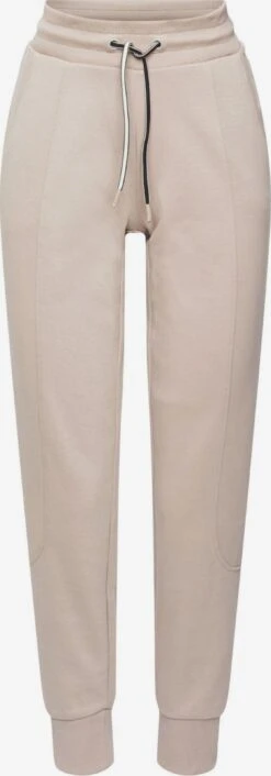 Lange Broeken Tapered Sportbroek Dames Beige