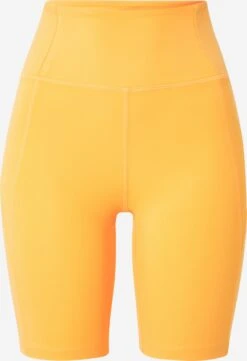Girlfriend Collective Shorts Skinny Sportbroek Dames Oranje