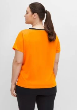 Sheego T-shirts Functioneel Shirt Dames Oranje / Zwart 9 Sheego T-shirts Functioneel Shirt Dames Oranje / Zwart -Hummel Winkel 7842e62f9bdf79d16e906290a6655d63