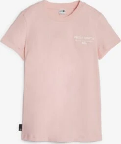 Puma T-shirts Functioneel Shirt TEAM Dames Pink