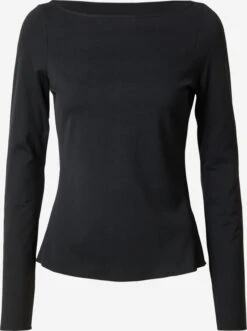 Nike Longsleeves Functioneel Shirt LUXE Dames Zwart