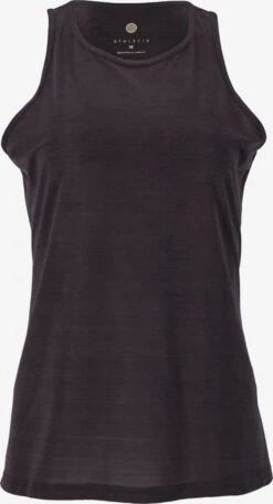 ATHLECIA Tops Sporttop Dames Donkergrijs
