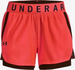 Under Armour Shorts Regular Sportbroek Play Up 2-in-1 Dames Rood