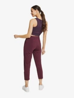 Lange Broeken Tapered Sportbroek Dames Bordeaux -Hummel Winkel 8716d36f5caacfab9ce9853465c83b64