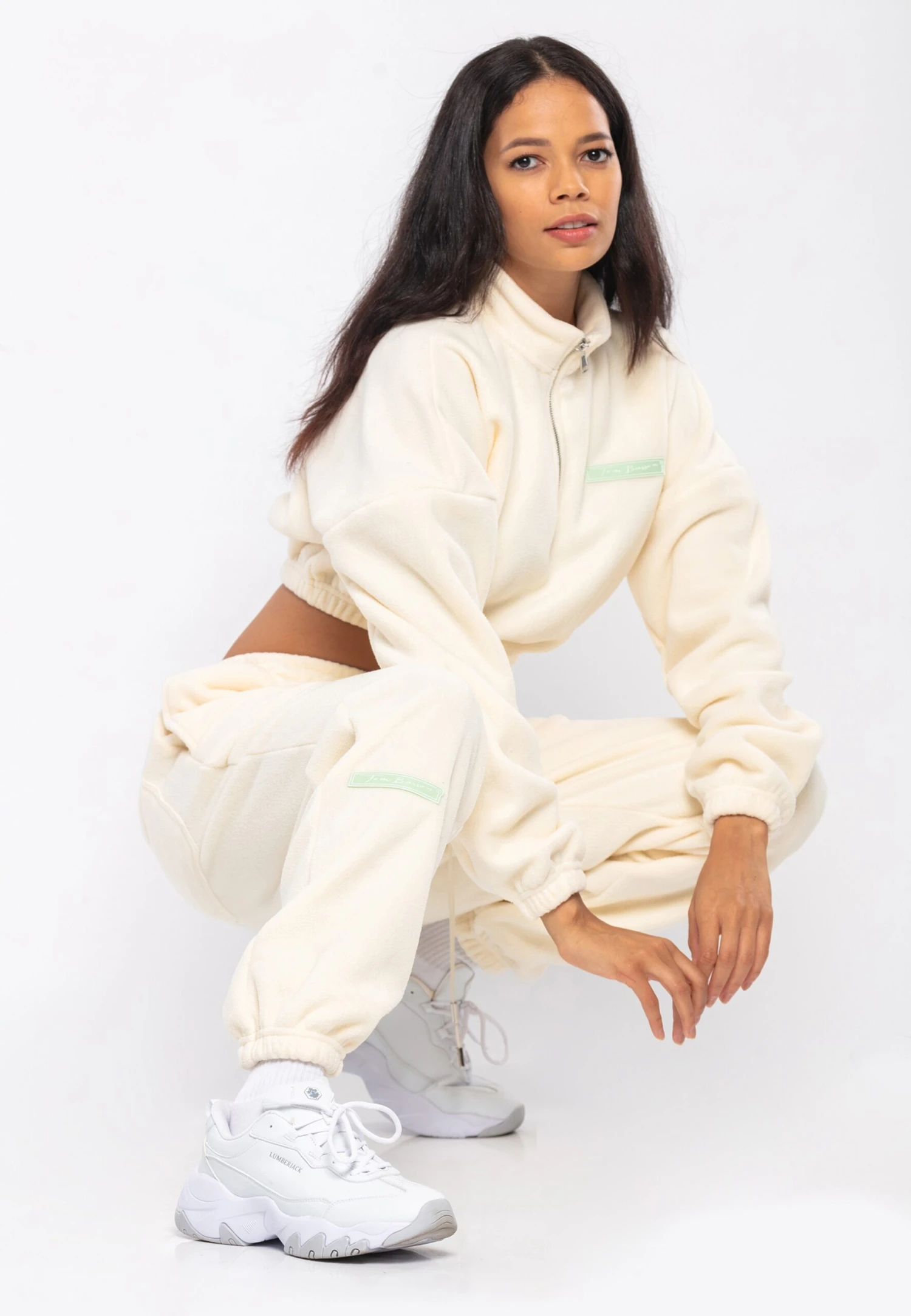 Trainingspakken Trainingspak Dames Ecru 9 Trainingspakken Trainingspak Dames Ecru - Afbeelding 7