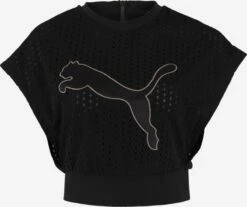 Puma T-shirts Functioneel Shirt Luxe Dames Zwart