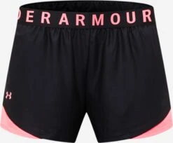 Under Armour Shorts Regular Sportbroek Play Up Dames Zwart