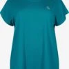 T-shirts Functioneel Shirt ABASIC Dames Blauw -Hummel Winkel 94bd31f426225b36b7c73751adae48c9