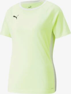 Puma T-shirts Functioneel Shirt TeamLIGA Dames Neongeel
