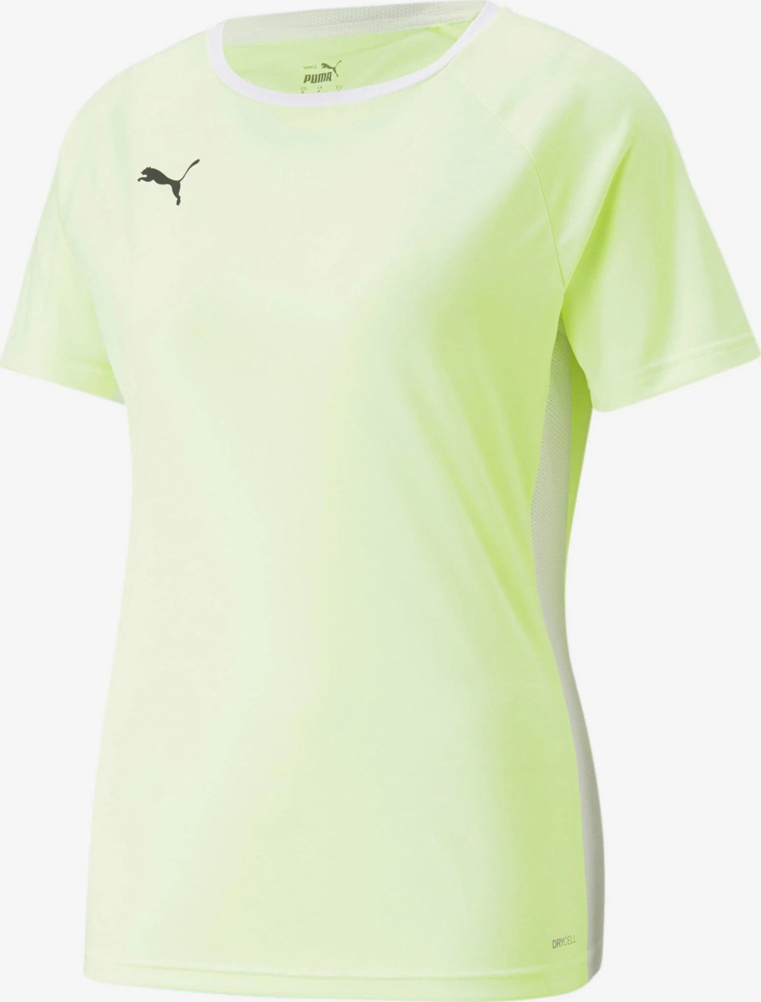Puma T-shirts Functioneel Shirt TeamLIGA Dames Neongeel 3 Puma T-shirts Functioneel Shirt TeamLIGA Dames Neongeel