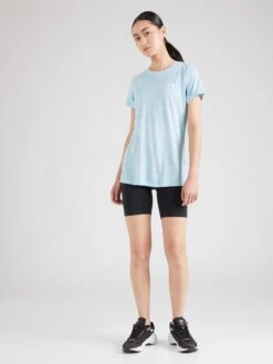 Under Armour T-shirts Functioneel Shirt EVOLVED Dames Azuur / Lichtblauw -Hummel Winkel a6bb5c80690c193fd8a100ca55e22b0c