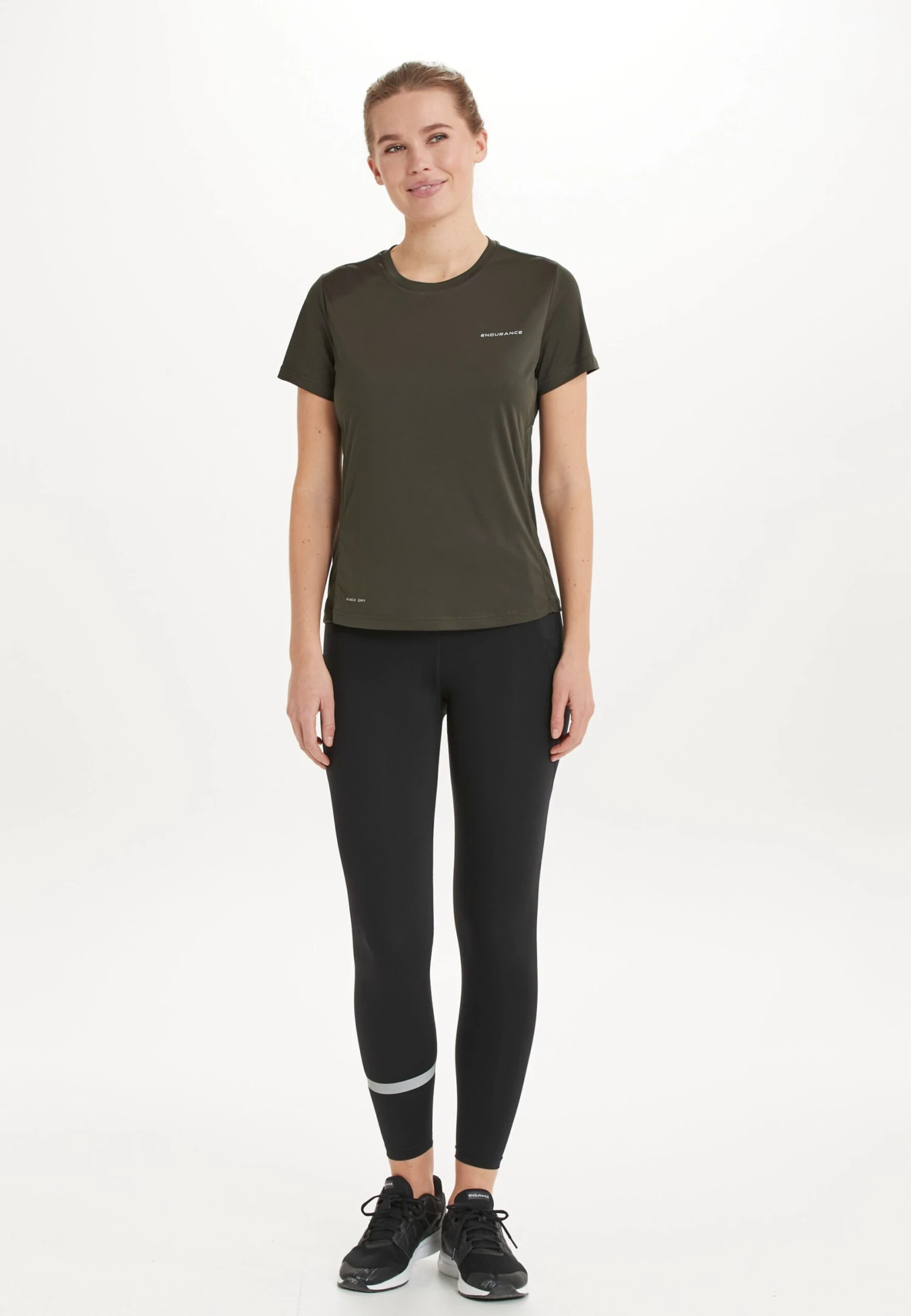 Endurance T-shirts Functioneel Shirt Milly Dames Donkergroen 7 Endurance T-shirts Functioneel Shirt Milly Dames Donkergroen - Afbeelding 5