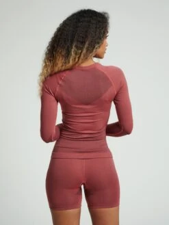 Hummel Longsleeves Functioneel Shirt Dames Pastelrood -Hummel Winkel a7a2c9760810141c21566636f94e8564