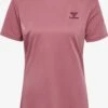 Hummel T-shirts Functioneel Shirt Dames Roodviolet